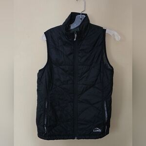 L.L. Bean Black Insulated Winter Vest